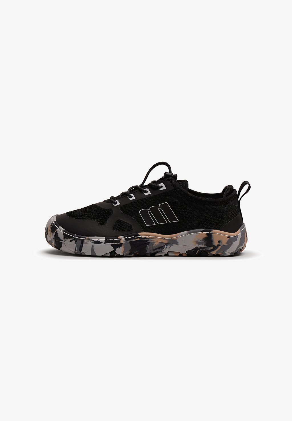 Girls' barefoot low-top trainers - black