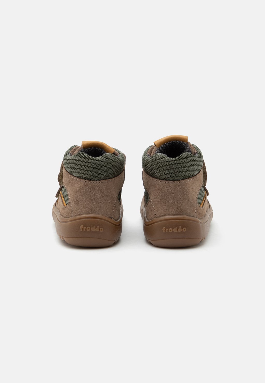 Waterproof autumn barefoot high-top trainers - beige