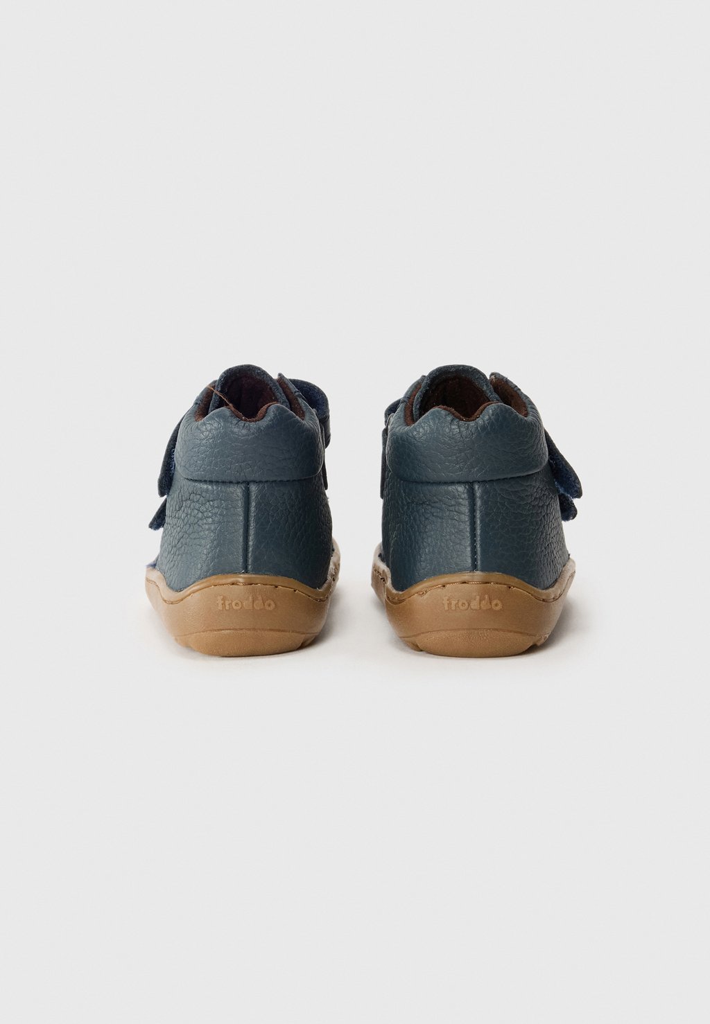 Autumn barefoot ankle boots - dark blue