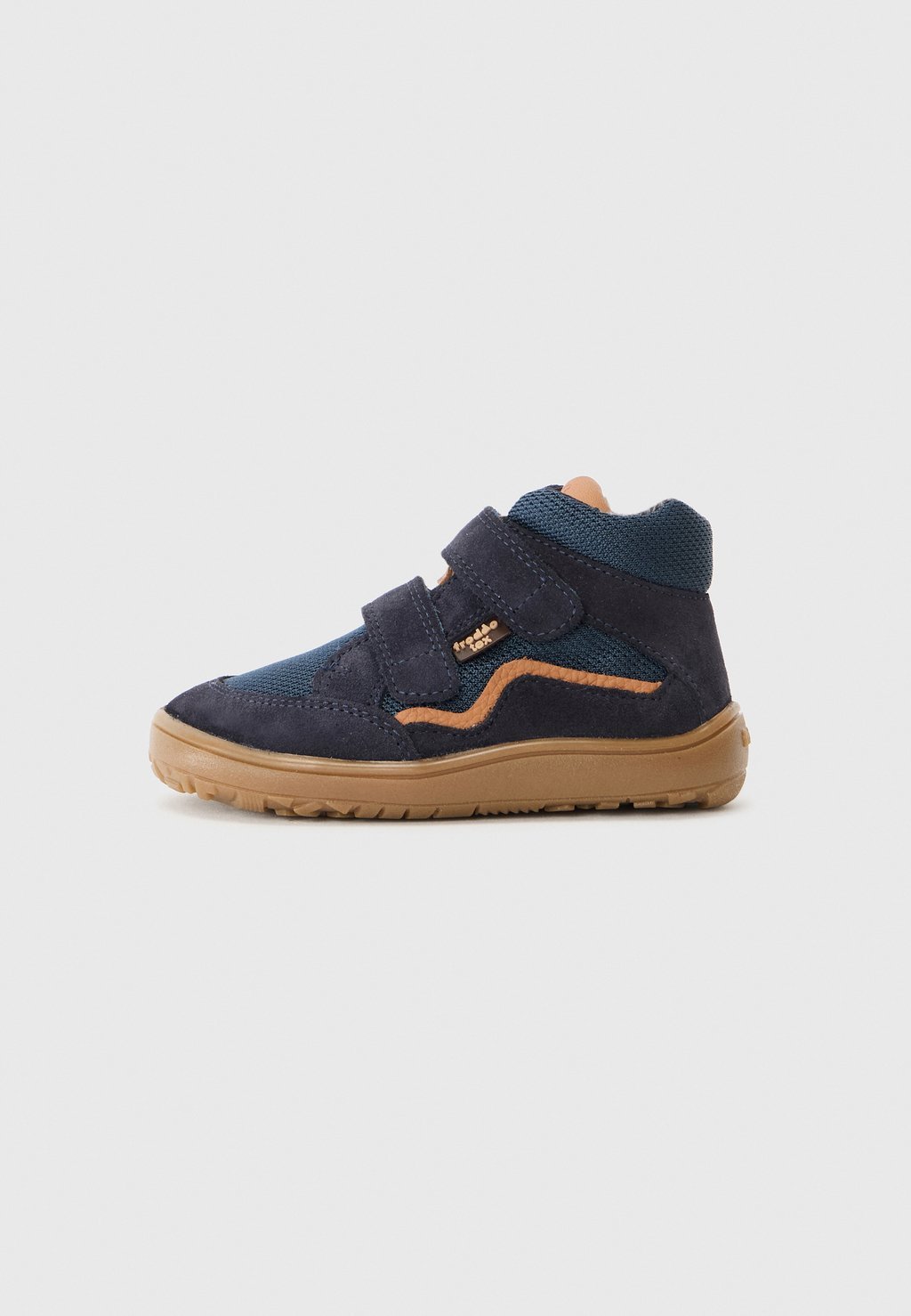 Waterproof autumn barefoot ankle boots - dark blue