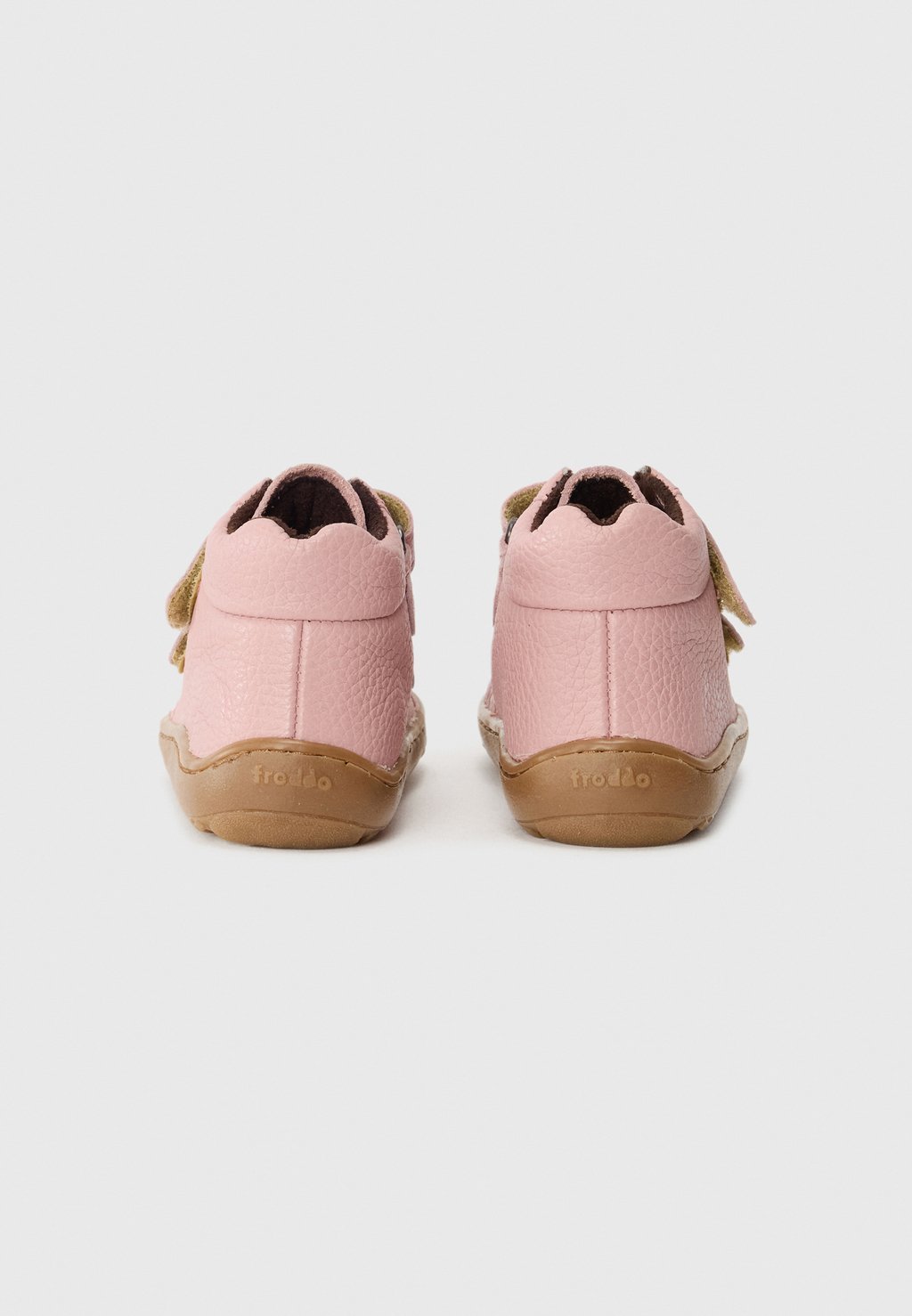 Autumn barefoot ankle boots - pink