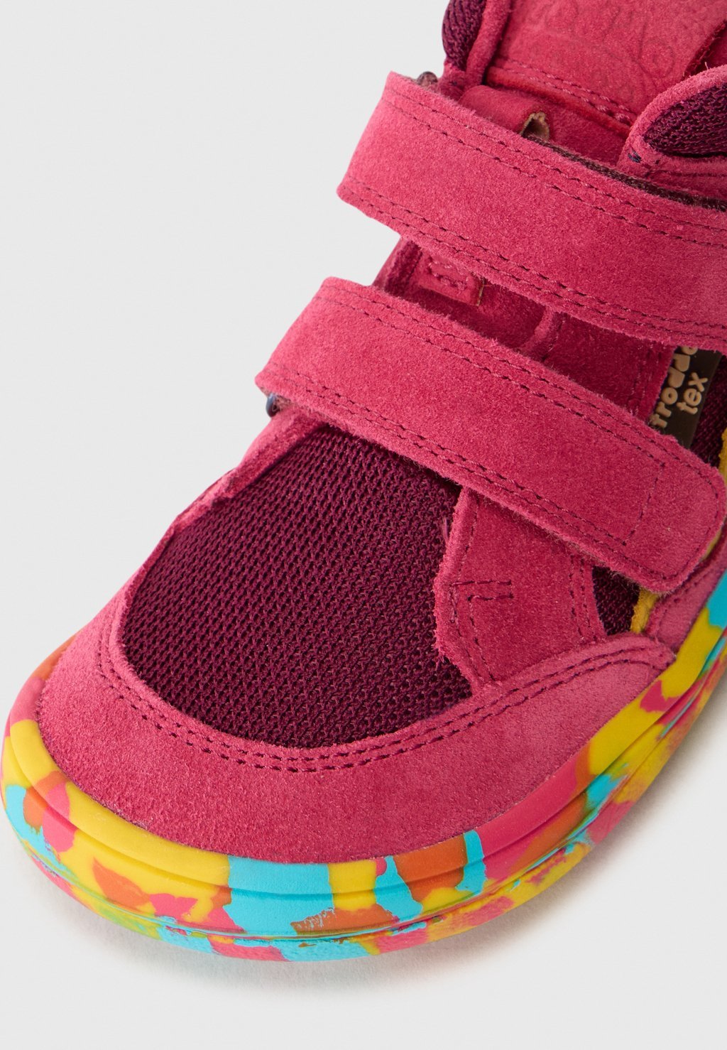 Waterproof autumn barefoot high-top trainers - fuxia