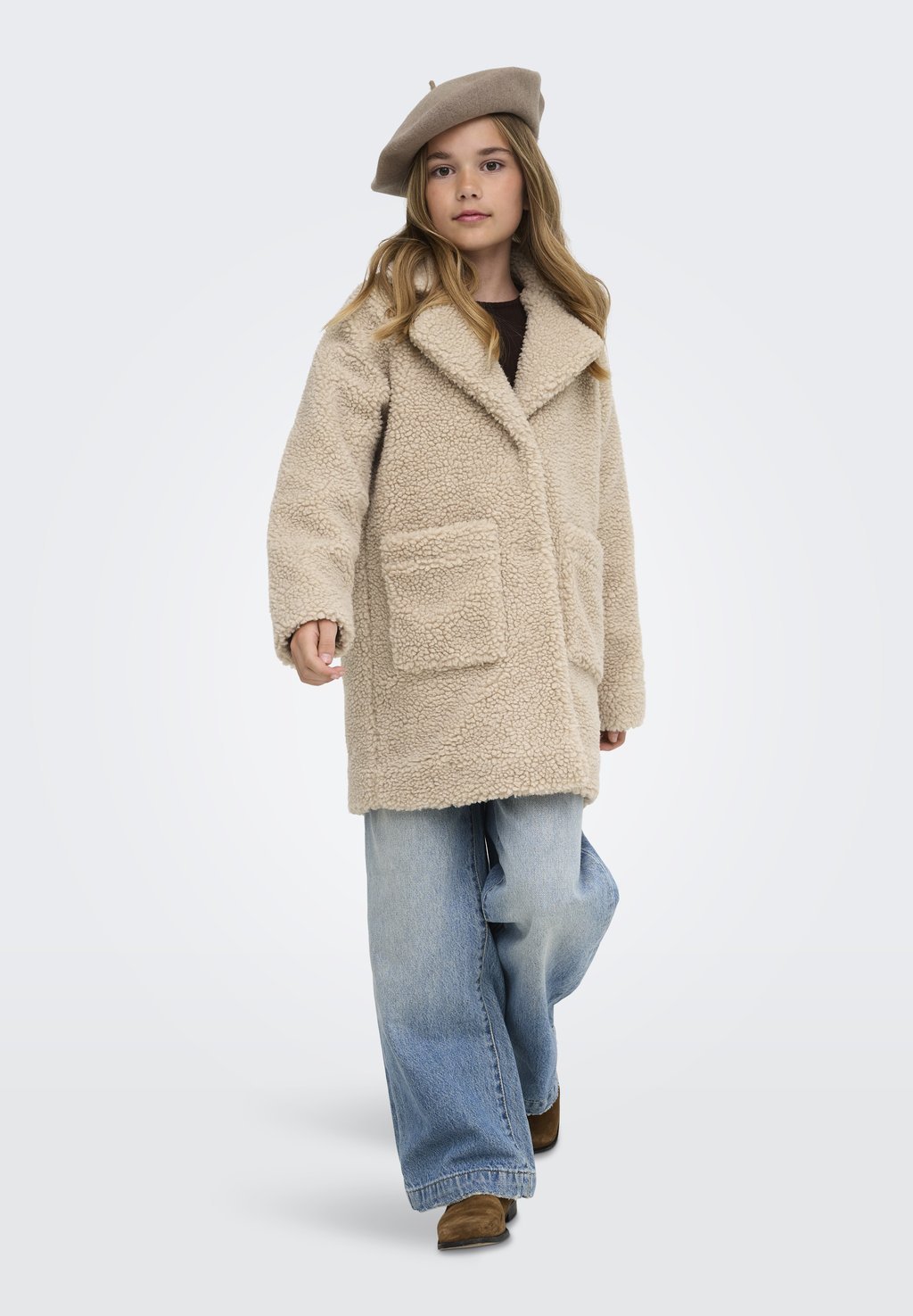 Girls' winter coat - cuban sand