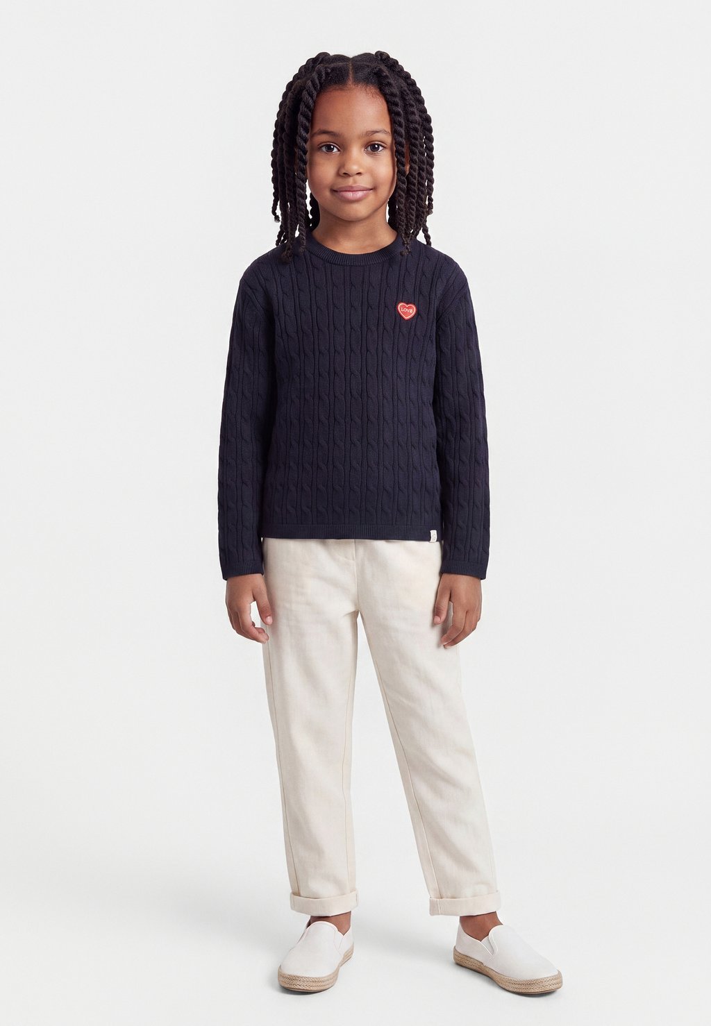 Kids' crew-neck jumper - night sky