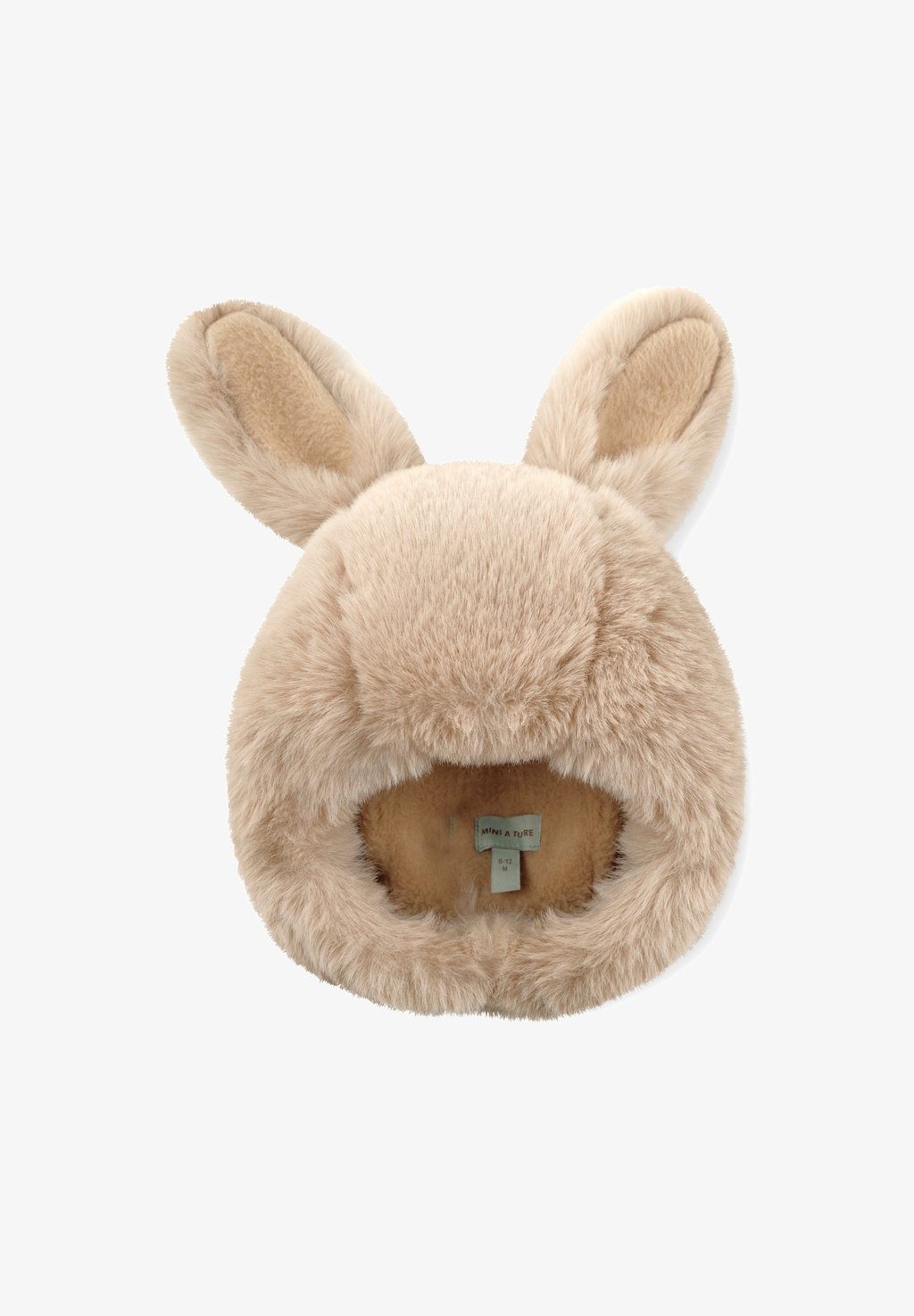 Unisex bunny ears hat - grey brown