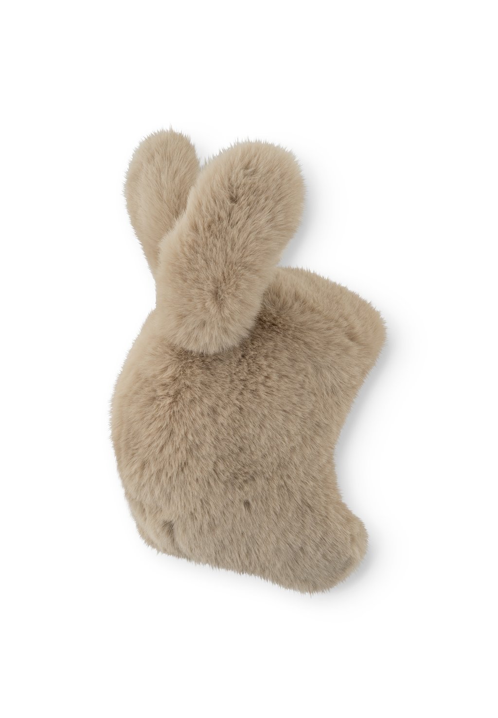 Unisex bunny ears hat - grey brown