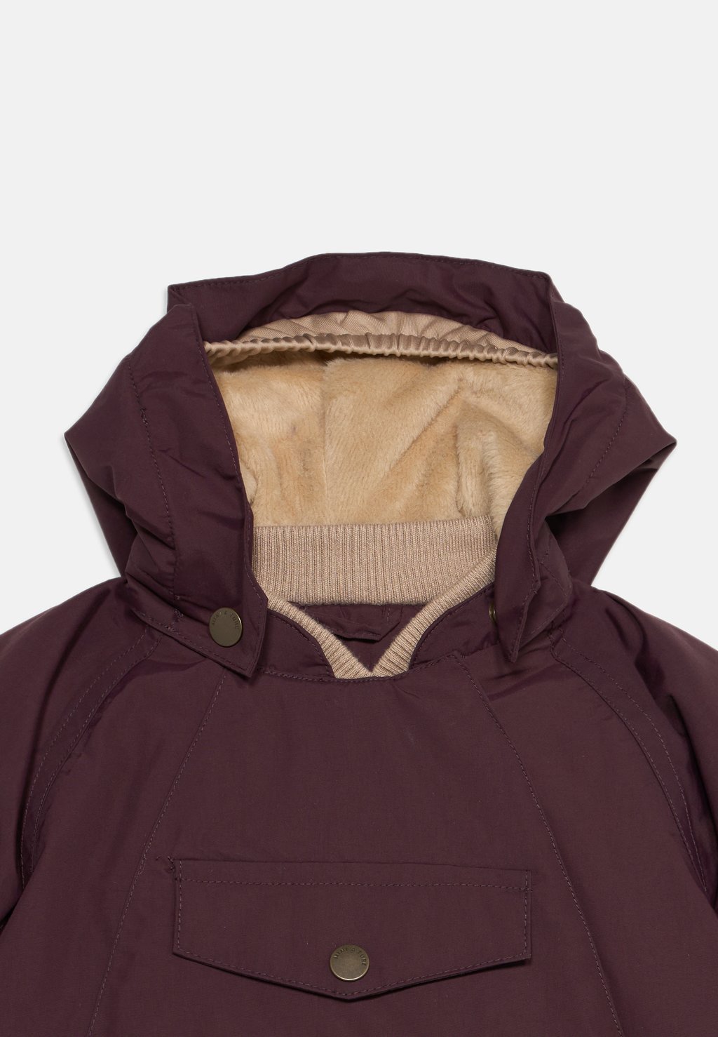 Winter jacket - fudge aubergine