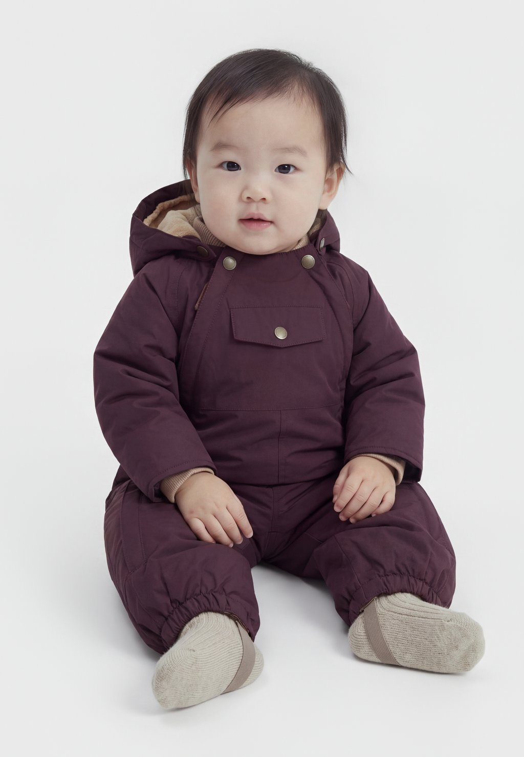 Snowsuit - fudge aubergine