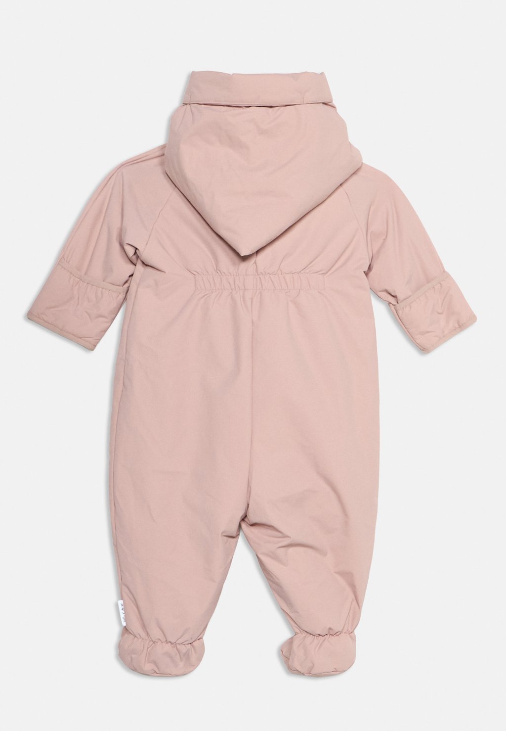 Padded winter pram jumpsuit - adobe rose