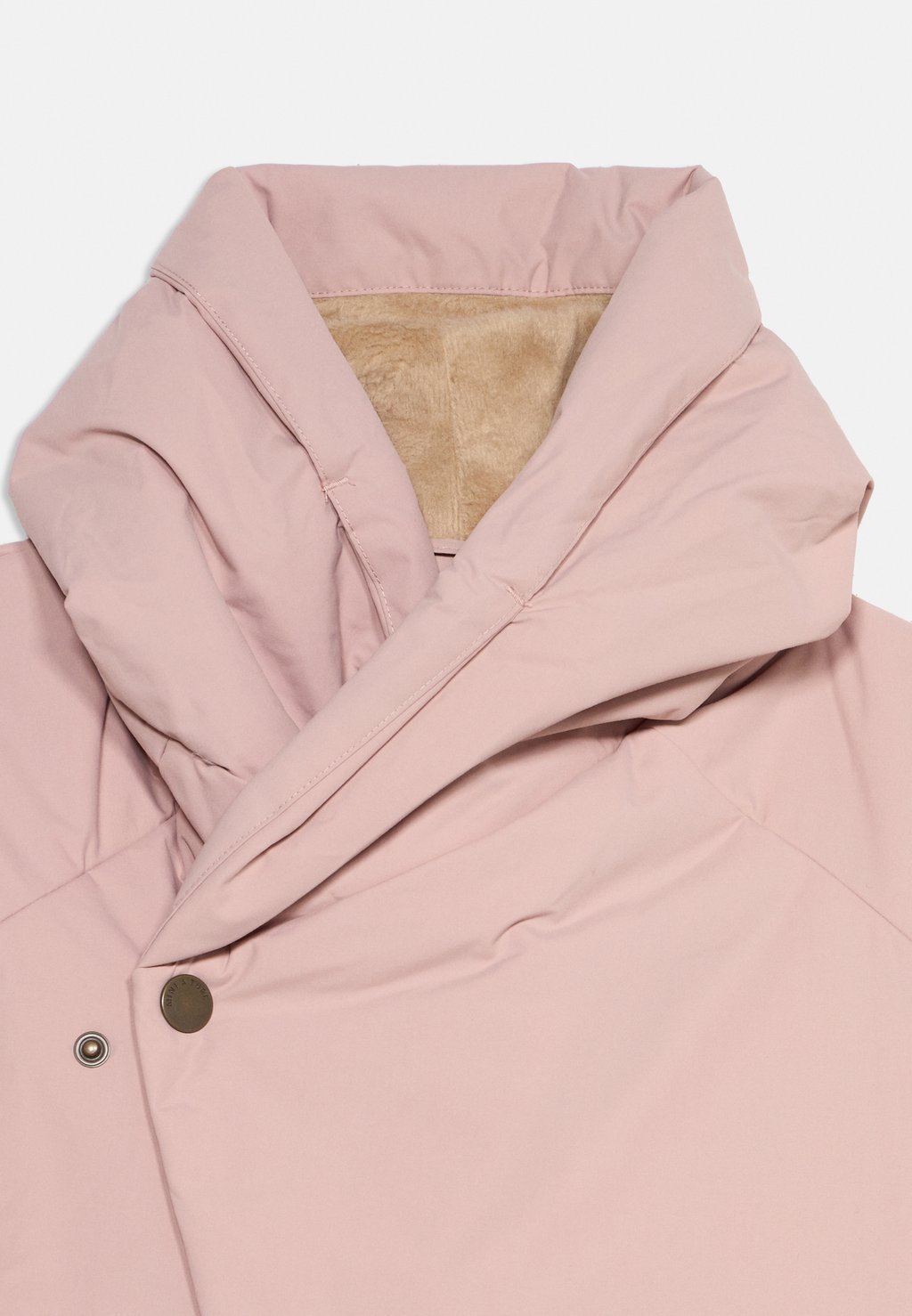 Padded winter pram jumpsuit - adobe rose