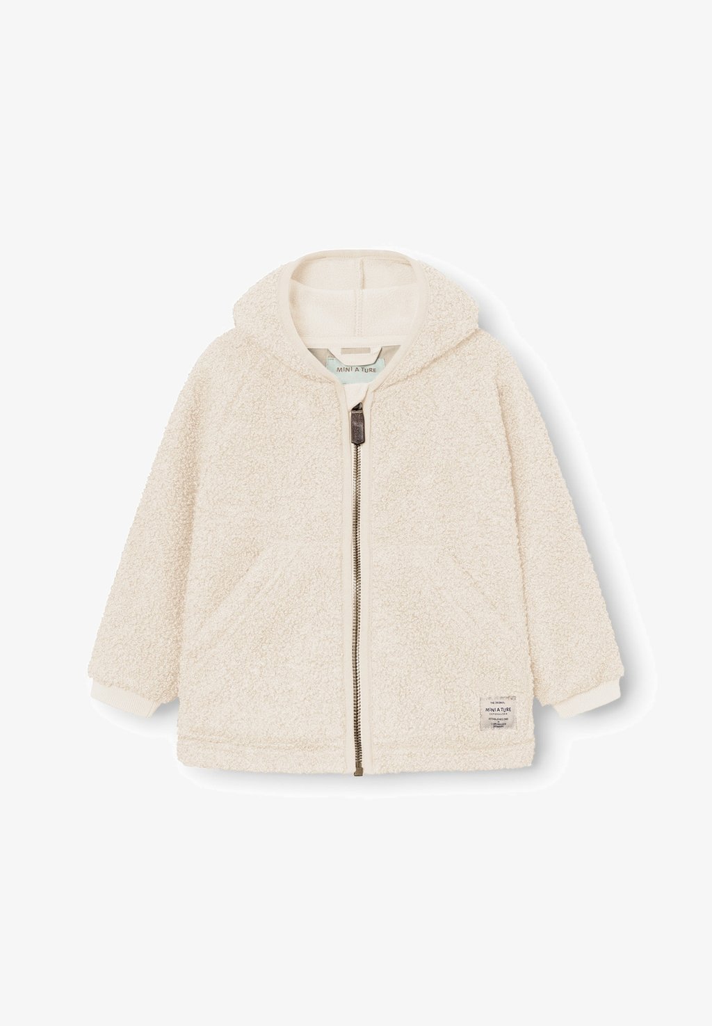Unisex fleece jacket - angora cream
