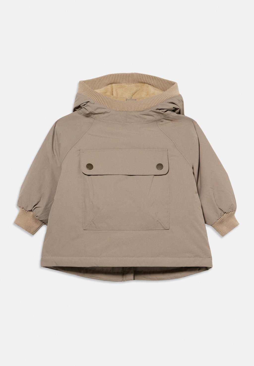 Unisex winter anorak - grey brown