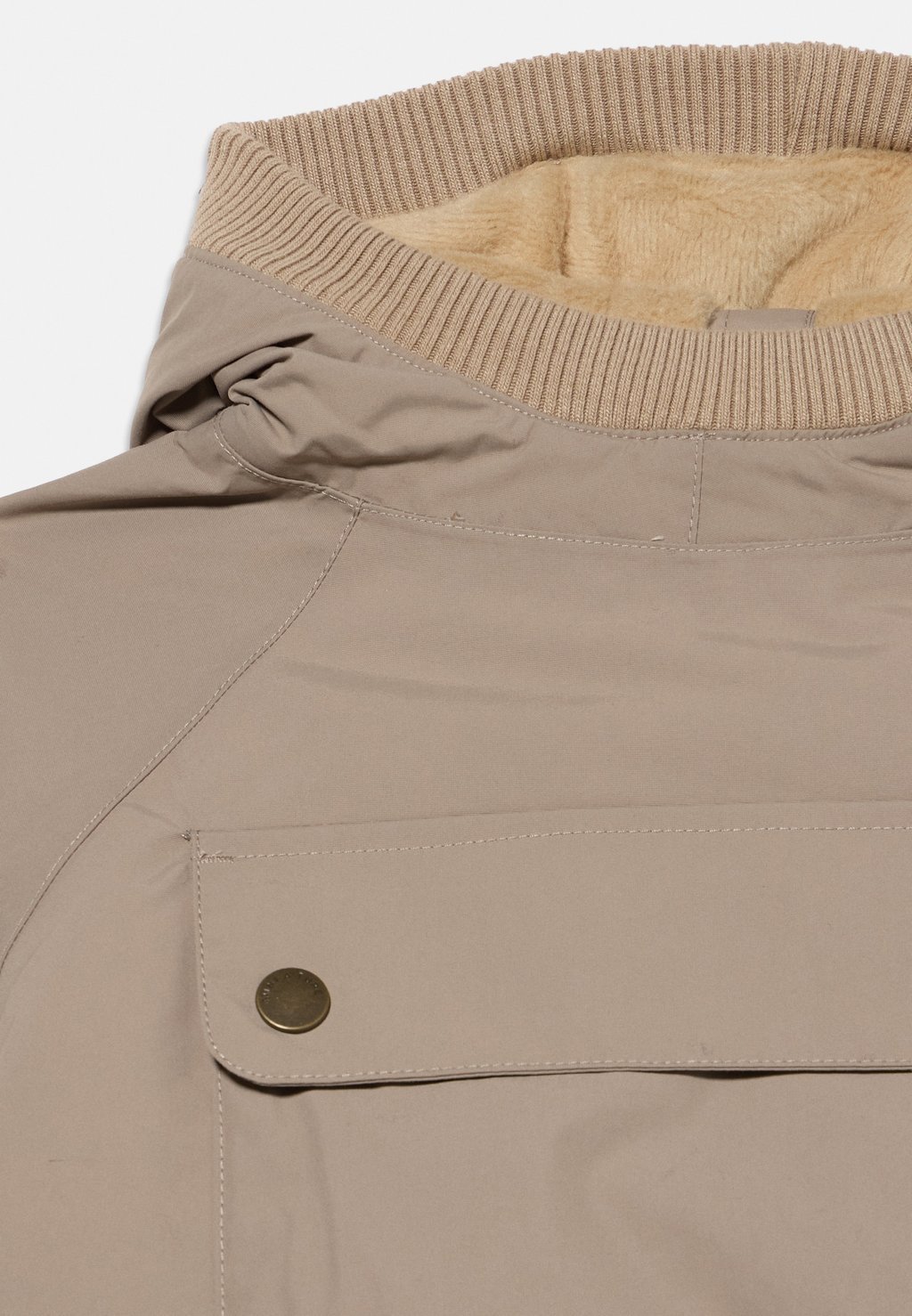 Unisex winter anorak - grey brown
