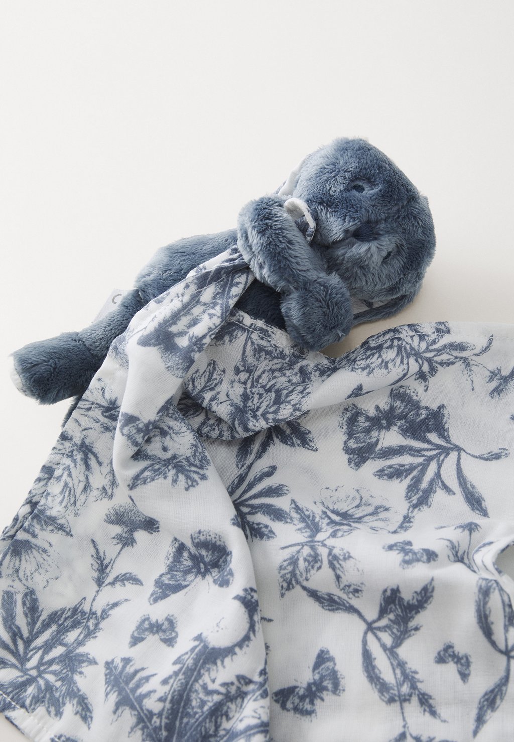 Unisex bunny comforter - blue grisé