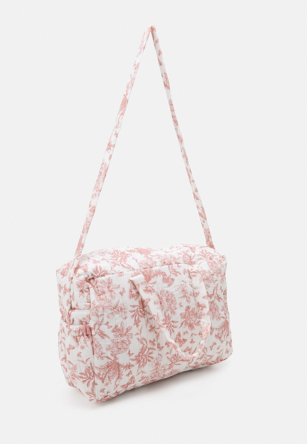 Unisex toile de Jouy print changing bag - peche