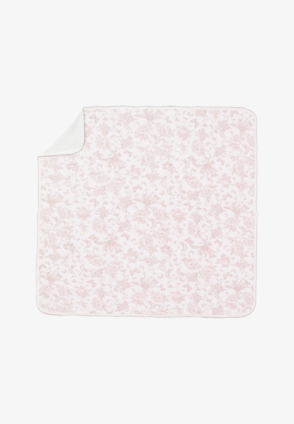 Unisex baby blanket - light pink