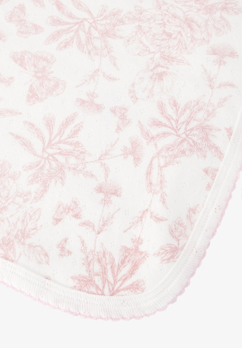 Unisex baby blanket - light pink