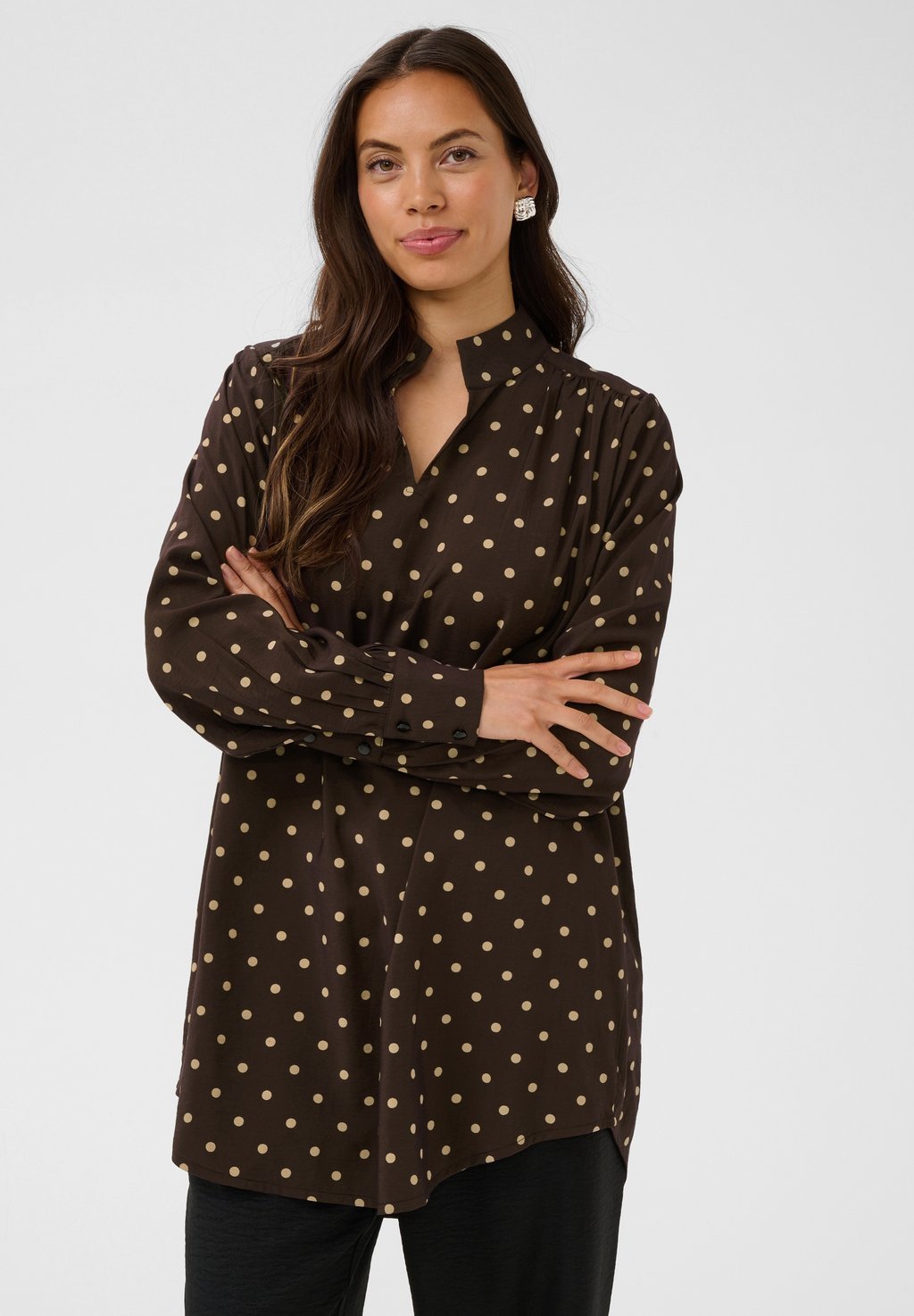 Polka dot tunic - molé moonbeam dot print