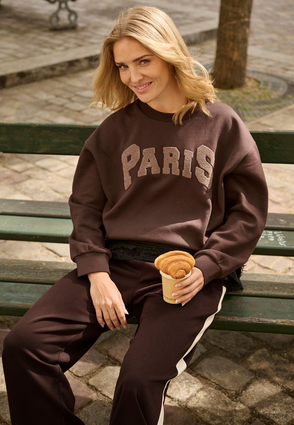 Teddy sweatshirt - java brown teddy