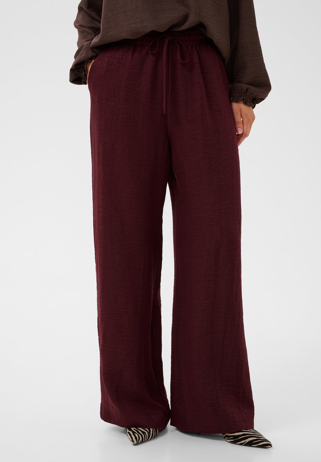 Trousers - windsor wine melange