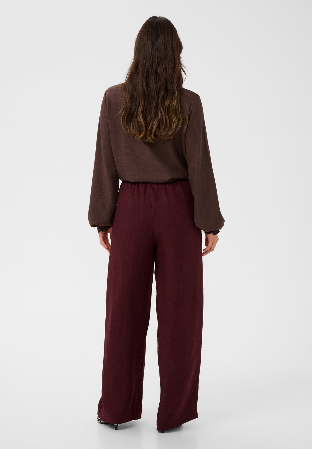 Trousers - windsor wine melange