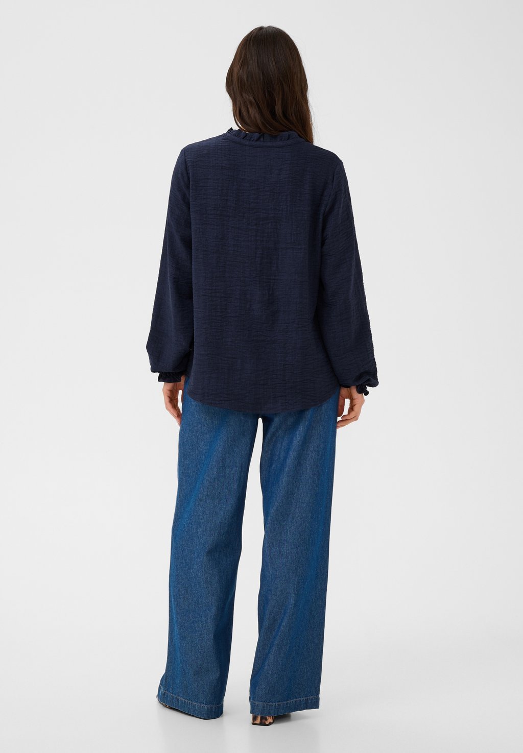Blouse - bellwether blue melange