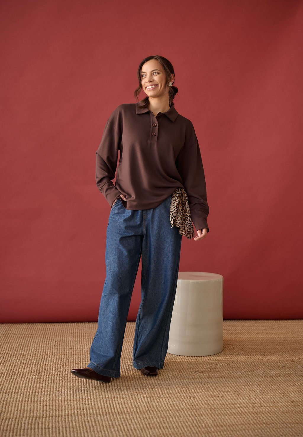 Polo shirt - coffee bean