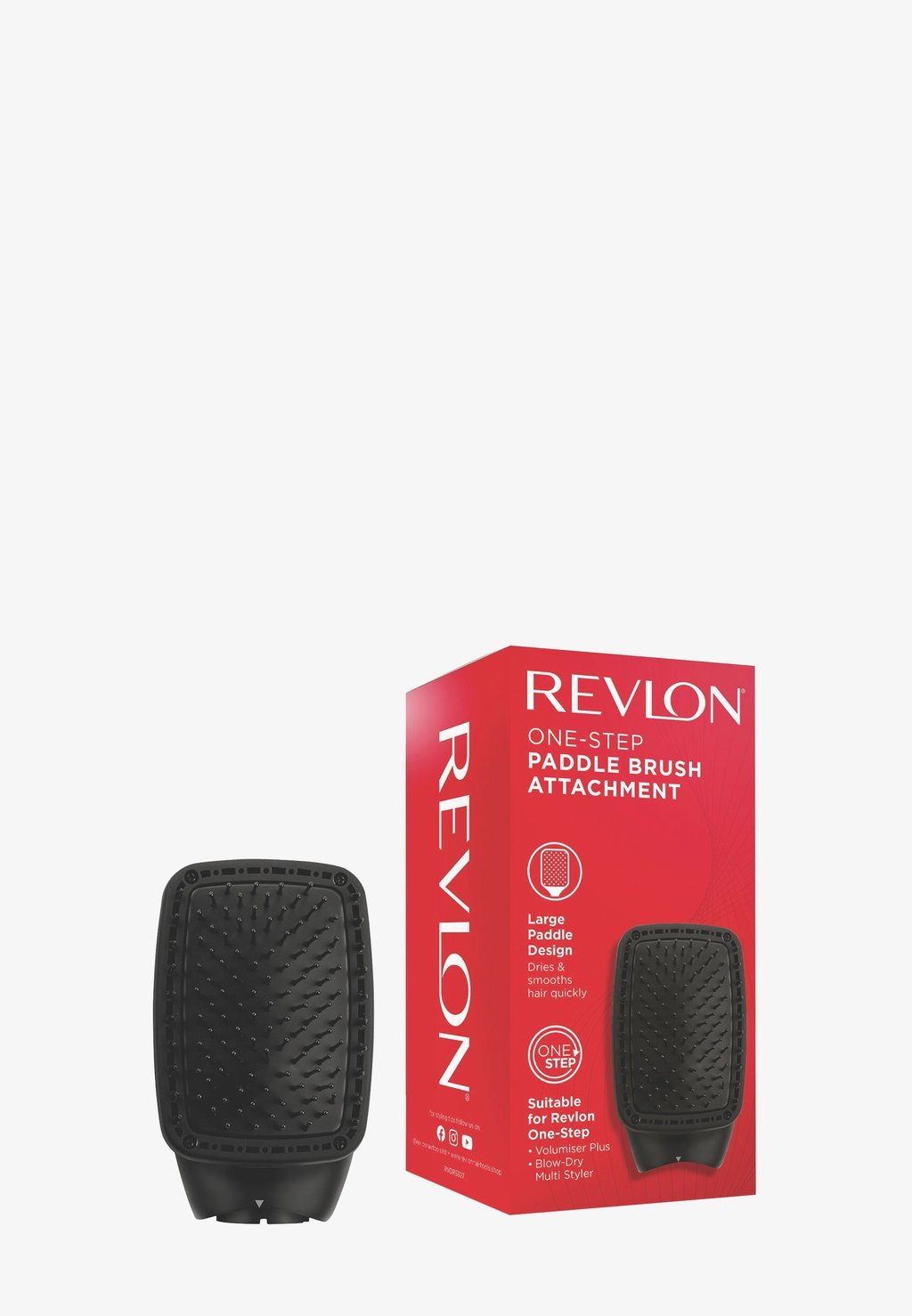 Styler attachment - paddle brush